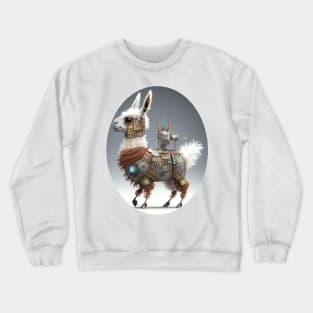 Lies And Damn Lies About LAMA IN ROBOT SUIT, IN SPACE Crewneck Sweatshirt